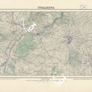 MAPA TOPOGRAFICO DE ESPANA - Turleque - Foglio 686