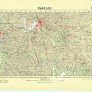 MAPA TOPOGRAFICO DE ESPANA - Caceres - Foglio 704