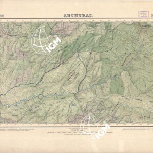 MAPA TOPOGRAFICO DE ESPANA - Anchuras - Foglio 709