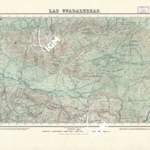 MAPA TOPOGRAFICO DE ESPANA - Las Guadalerzas - Foglio 711