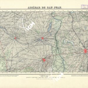 MAPA TOPOGRAFICO DE ESPANA - Alcazar de San Juan - Foglio 713