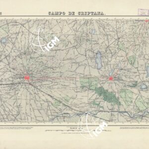 MAPA TOPOGRAFICO DE ESPANA - Campo de Criptana - Foglio 714