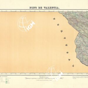 MAPA TOPOGRAFICO DE ESPANA - Pino de Valencia - Foglio 724