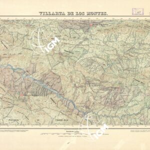 MAPA TOPOGRAFICO DE ESPANA - Villarta de Los Montes - Foglio 734