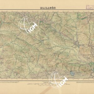 MAPA TOPOGRAFICO DE ESPANA - Malagon - Foglio 736