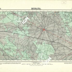 MAPA TOPOGRAFICO DE ESPANA - Minaya - Foglio 741