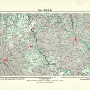 MAPA TOPOGRAFICO DE ESPANA - La Roda - Foglio 742