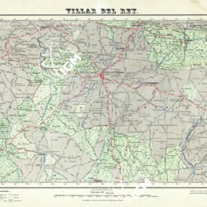 MAPA TOPOGRAFICO DE ESPANA - Villar del Rey - Foglio 751