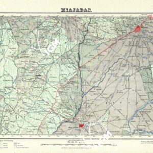 MAPA TOPOGRAFICO DE ESPANA - Miajadas - Foglio 753