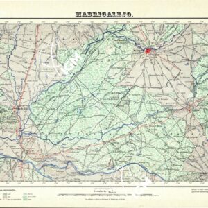 MAPA TOPOGRAFICO DE ESPANA - Madrigalejo - Foglio 754