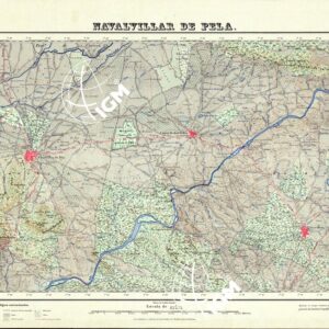 MAPA TOPOGRAFICO DE ESPANA - Navalvillar de Pela - Foglio 755