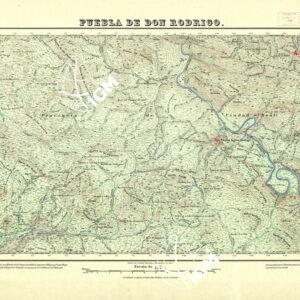 MAPA TOPOGRAFICO DE ESPANA - Puebla de Don Rodrigo - Foglio 757