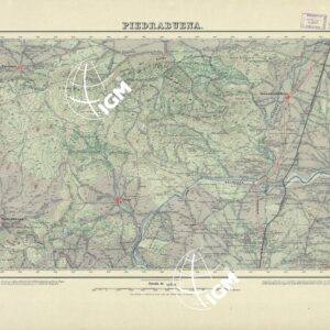 MAPA TOPOGRAFICO DE ESPANA - Piedrabuena - Foglio 759