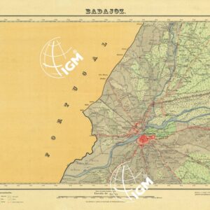 MAPA TOPOGRAFICO DE ESPANA - Badajoz - Foglio 775