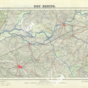 MAPA TOPOGRAFICO DE ESPANA - Don Benito - Foglio 778