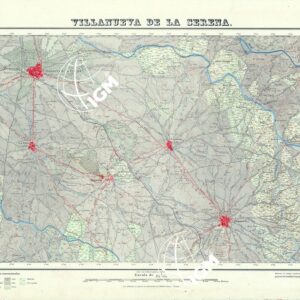 MAPA TOPOGRAFICO DE ESPANA - Villanueva de la Serena - Foglio 779
