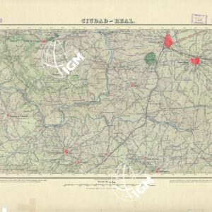 MAPA TOPOGRAFICO DE ESPANA - Ciudad-Real - Foglio 784