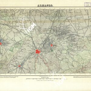 MAPA TOPOGRAFICO DE ESPANA - Almagro - Foglio 785