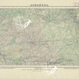 MAPA TOPOGRAFICO DE ESPANA - Alhambra - Foglio 787
