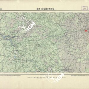 MAPA TOPOGRAFICO DE ESPANA - El Bonillo - Foglio 788