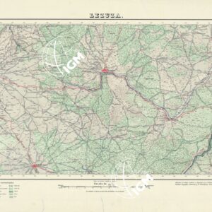 MAPA TOPOGRAFICO DE ESPANA - Lezuza - Foglio 789