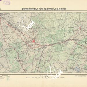 MAPA TOPOGRAFICO DE ESPANA - Chinchilla de Monte-Aragon - Foglio 791