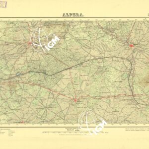 MAPA TOPOGRAFICO DE ESPANA - Alpera - Foglio 792