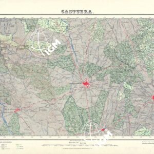 MAPA TOPOGRAFICO DE ESPANA - Castuera - Foglio 805