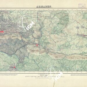 MAPA TOPOGRAFICO DE ESPANA - Almaden - Foglio 808