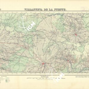 MAPA TOPOGRAFICO DE ESPANA - Villanueva de la Fuente - Foglio 814