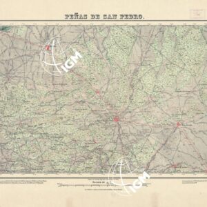 MAPA TOPOGRAFICO DE ESPANA - Penas de Pedro - Foglio 816