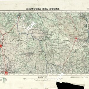 MAPA TOPOGRAFICO DE ESPANA - Hinojaso del Duque - Foglio 833
