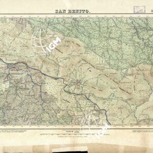 MAPA TOPOGRAFICO DE ESPANA - San Benito - Foglio 834