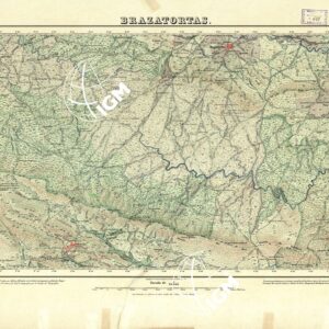 MAPA TOPOGRAFICO DE ESPANA - Brazatortas - Foglio 835