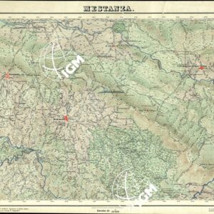 MAPA TOPOGRAFICO DE ESPANA - Mestanza - Foglio 836