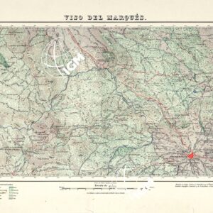 MAPA TOPOGRAFICO DE ESPANA - Viso del Marques - Foglio 837