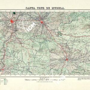 MAPA TOPOGRAFICO DE ESPANA - Santa Cruz de Mudela - Foglio 838