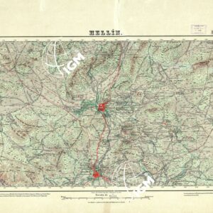 MAPA TOPOGRAFICO DE ESPANA - Hellin - Foglio 843