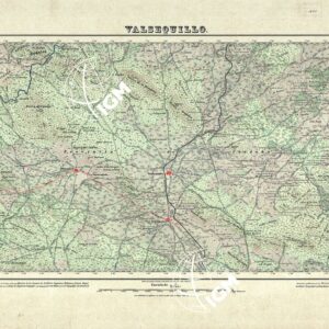 MAPA TOPOGRAFICO DE ESPANA - Valsequillo - Foglio 857