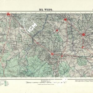 MAPA TOPOGRAFICO DE ESPANA - El viso - Foglio 858