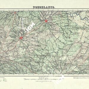 MAPA TOPOGRAFICO DE ESPANA - Pozoblanco - Foglio 859