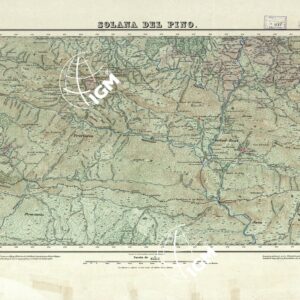 MAPA TOPOGRAFICO DE ESPANA - Solana de Pino - Foglio 861