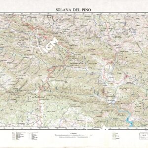 MAPA TOPOGRAFICO DE ESPANA - Solana del Pino - Foglio 861