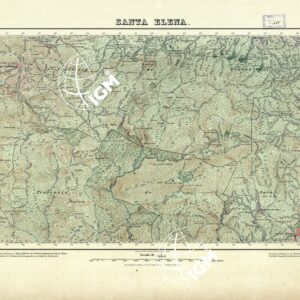 MAPA TOPOGRAFICO DE ESPANA - Santa Elena - Foglio 862