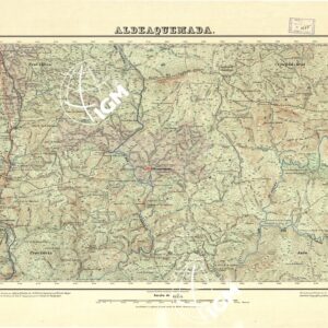 MAPA TOPOGRAFICO DE ESPANA - Aldeaquemada - Foglio 863
