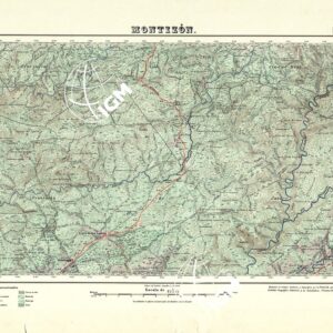 MAPA TOPOGRAFICO DE ESPANA - Montizon - Foglio 864