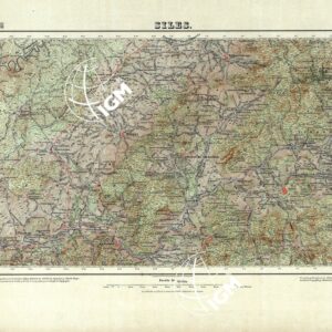 MAPA TOPOGRAFICO DE ESPANA - Siles - Foglio 865