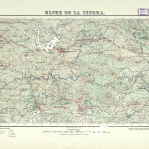 MAPA TOPOGRAFICO DE ESPANA - Elche de la Sierra - Foglio 867