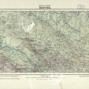 MAPA TOPOGRAFICO DE ESPANA - Espiel - Foglio 880