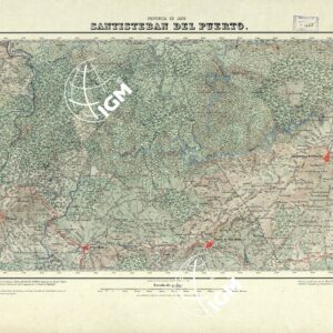 MAPA TOPOGRAFICO DE ESPANA - Santisteban del Puerto - Foglio 885